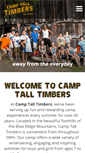 Mobile Screenshot of camptalltimbers.com